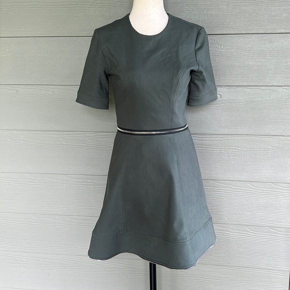 ALEXIS Fit & Flare Dress with Zipper Detail - No Size Tag! - Picture 1 of 15